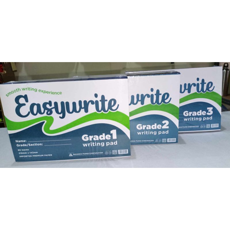 easywrite pad paper grade 1,2,3 | Shopee Philippines