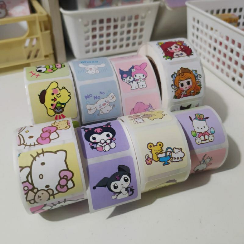 25PCS Sanrio Stickers Kuromi Hello Kitty My Melody Cinnamoroll ...