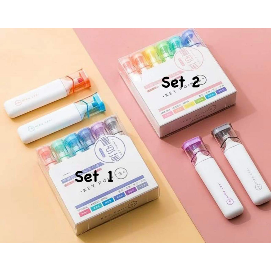 Key Points Highlighters (sold by set) Shopee Philippines