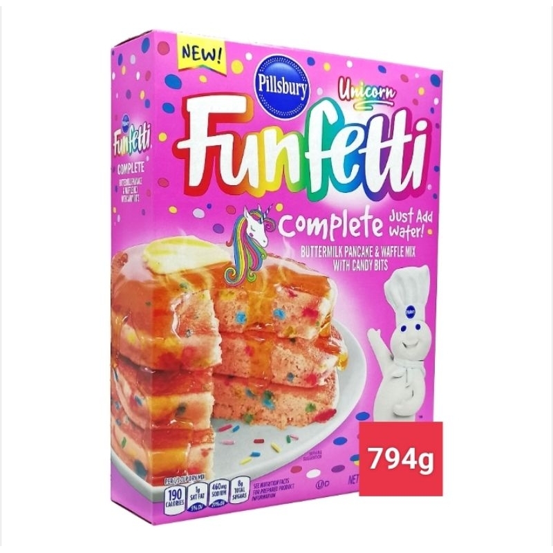 Pillsbury Funfetti Unicorn Pancake & Waffle Mix 794g | Shopee Philippines