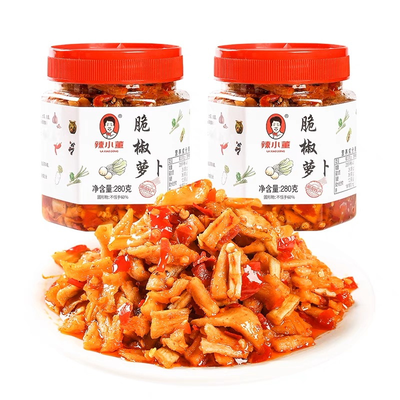 La Xiao Dong Numb&Spicy Dried Radish 200g | Shopee Philippines