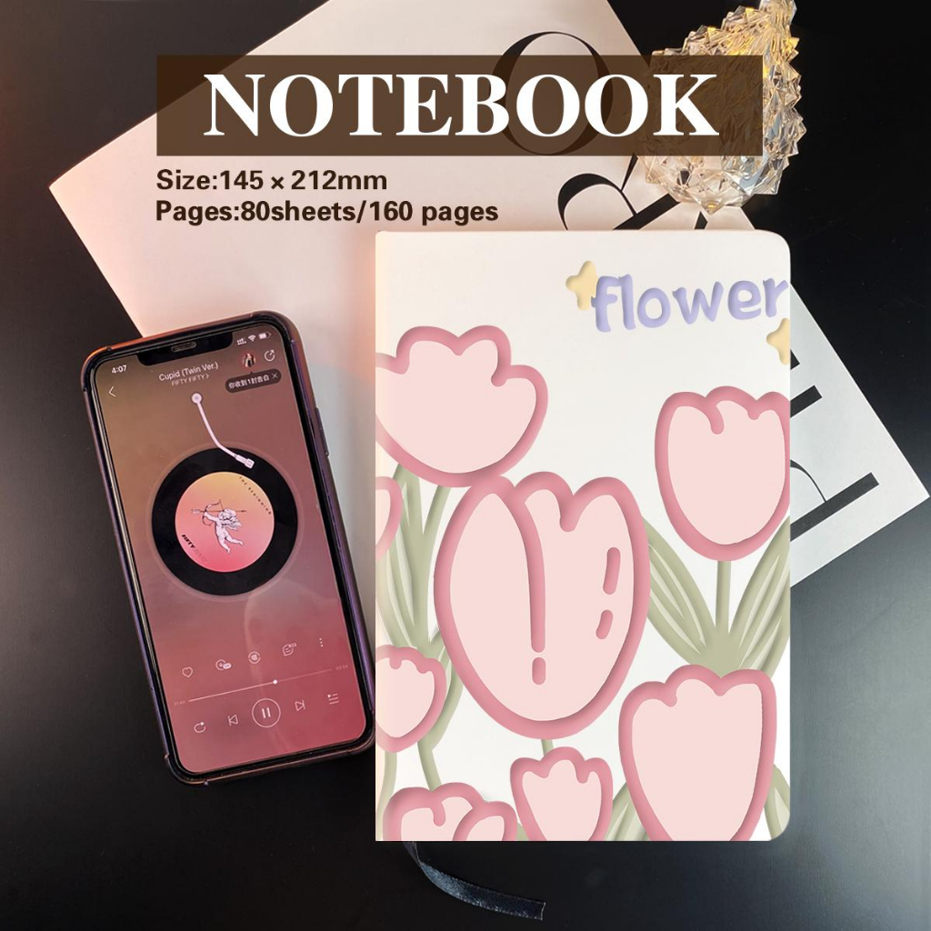 A5/A6 sheep head cowhide notebook large thick notebook university ...