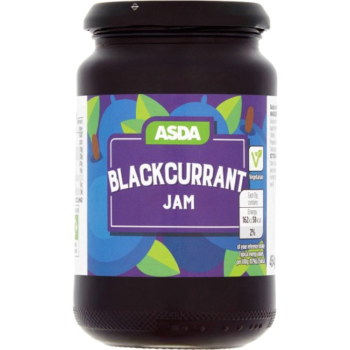 ASDA Blackcurrant Jam 454g Spread the British sweetness on your toast