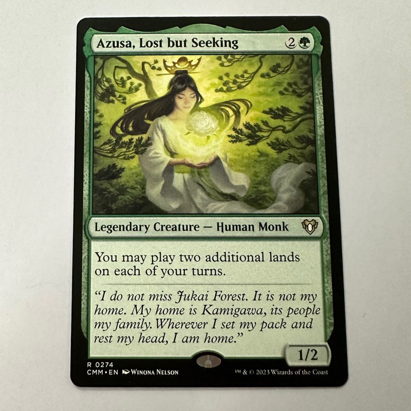MTG AZUSA, LOST But Seeking Foil Exc - Azusa, Smarrita Ma Cercatrice - Promo EUR 18,00 - IT
