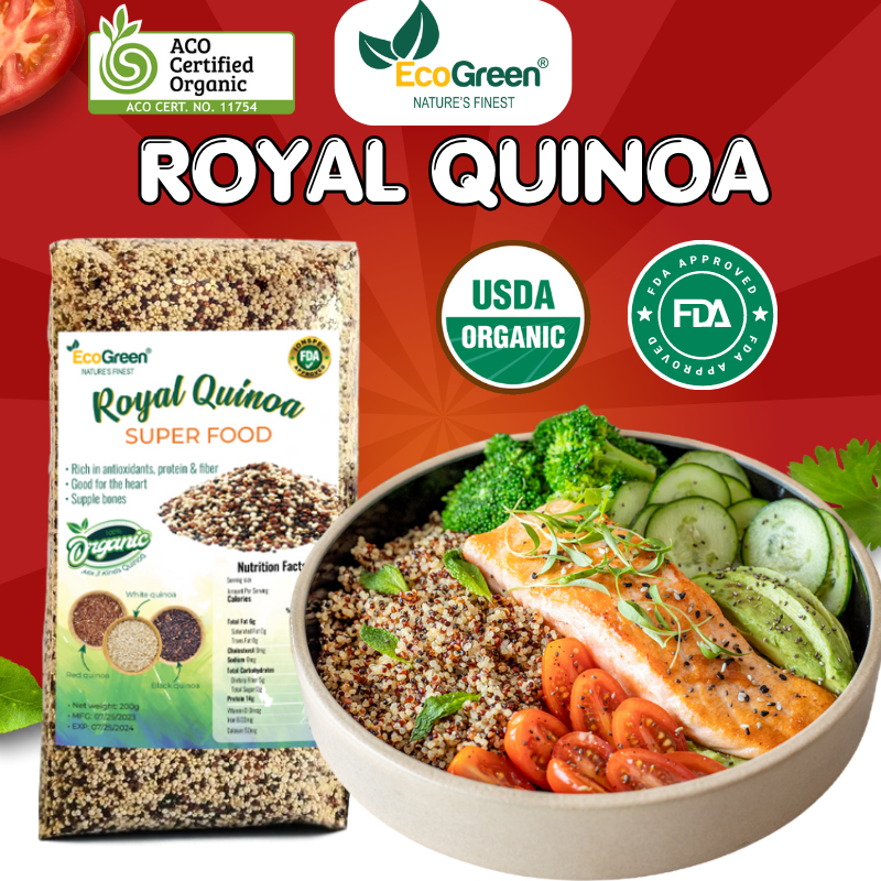 Royal Quinoa Mixed White Quinoa, Black Quinoa, Red Quinoa Superfood