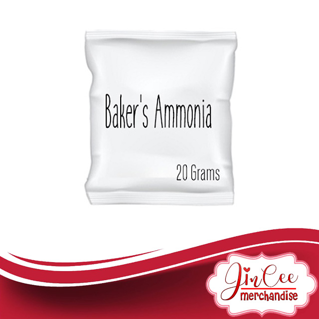 Baking Ammoniaco 20g Food Grade ( Ammoniaco / Hartshorn / Cookie