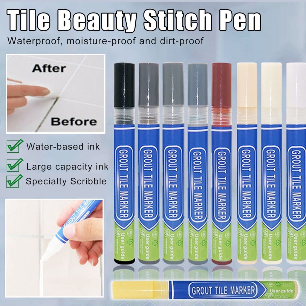 Tile sealant number pen beautiful seam waterproof decontamination wall ...