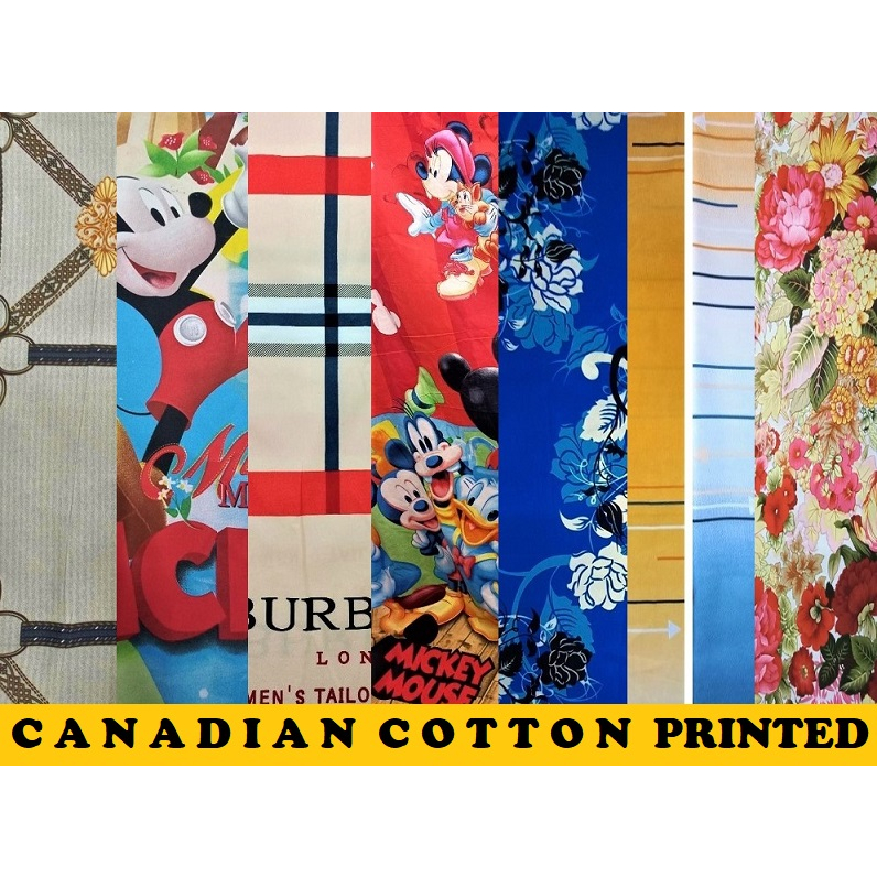 Canadian Cotton Fabric ( Printed ) Shopee Philippines