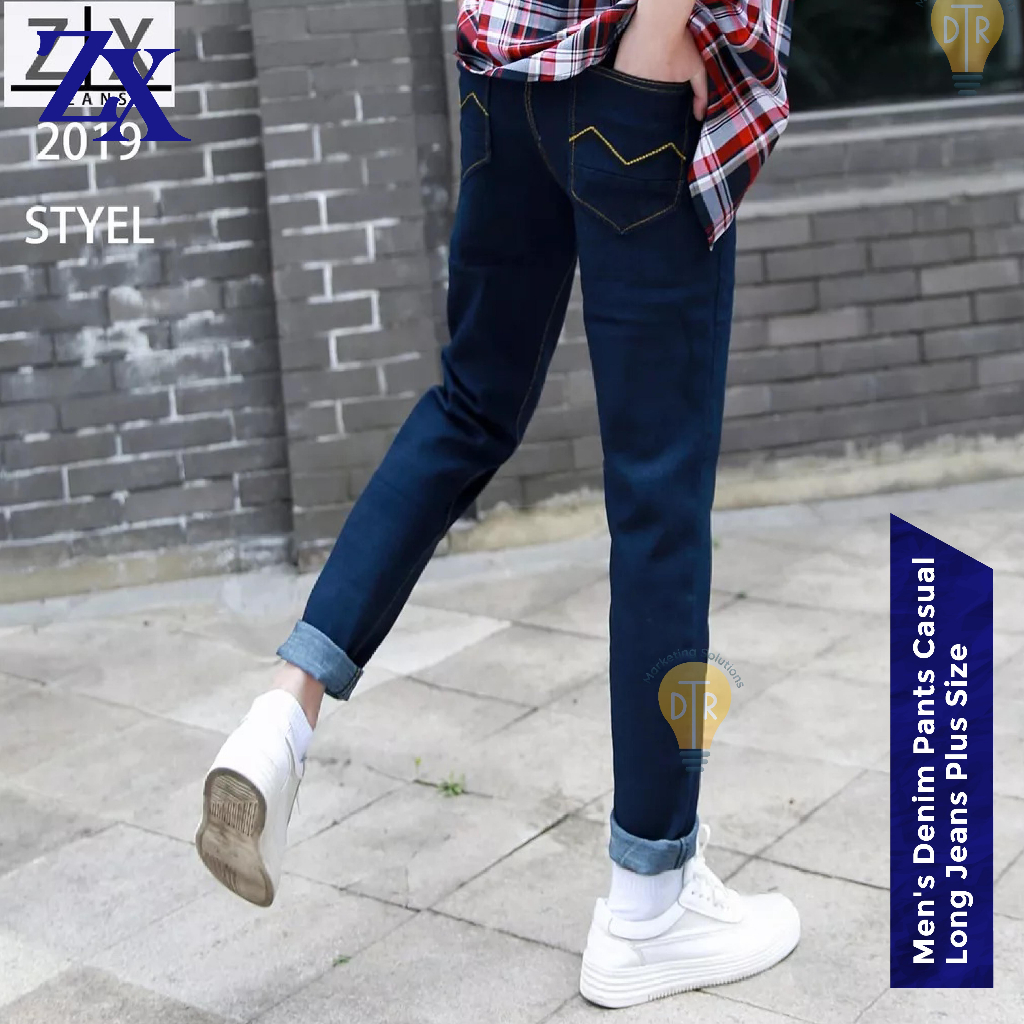 Men Denim Long Pants Casual Male Man Long Jeans Plus Size jeans for men