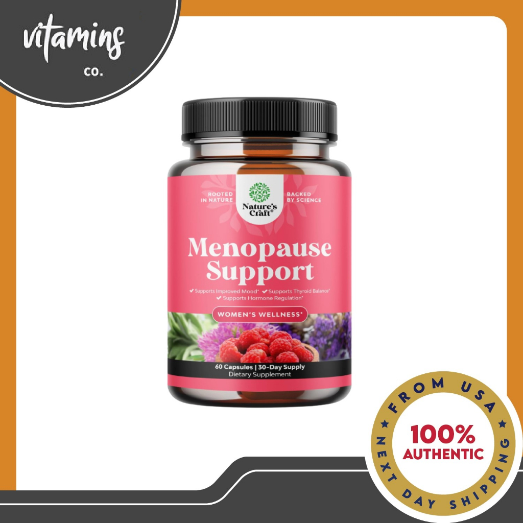 Nature's Craft Menopause Support for Hormone Regulation, Improved Mood ...