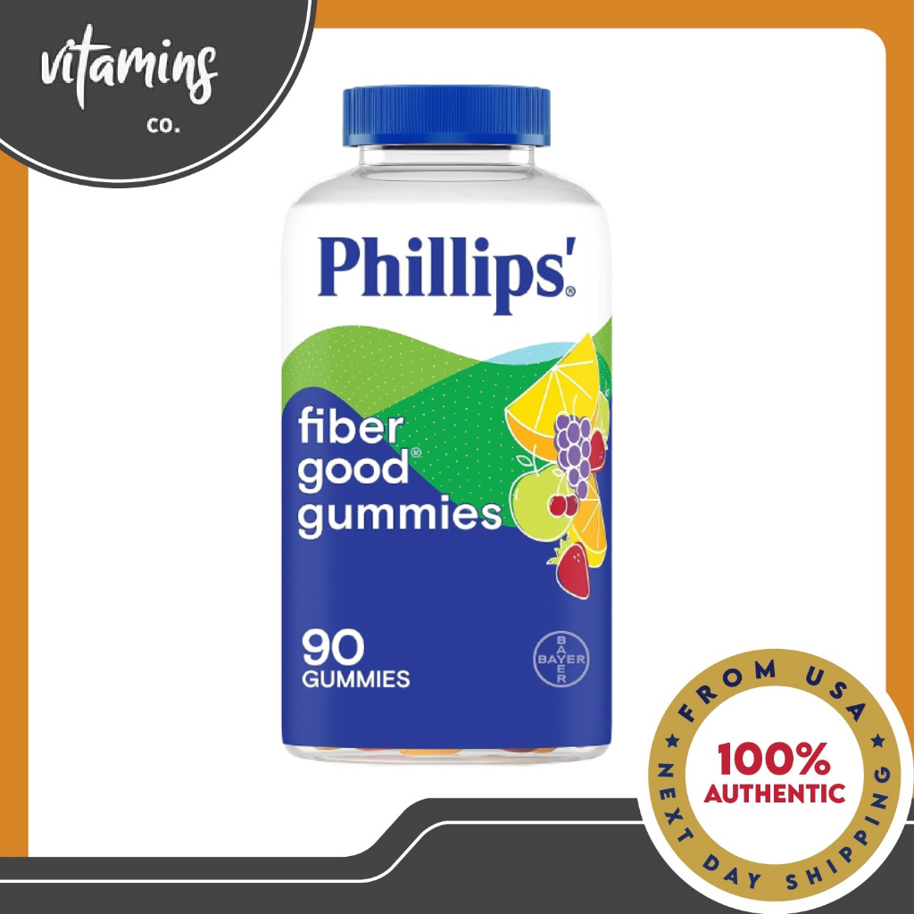 Phillips' Prebiotic Inulin Fiber Good Gummies (90 count) Shopee