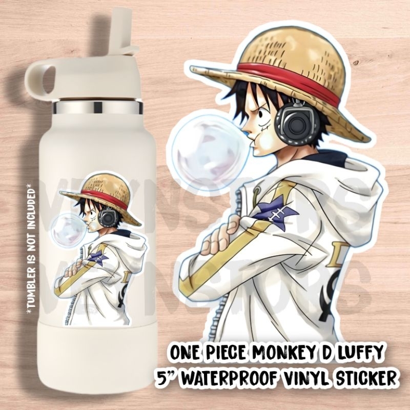 ONE PIECE MONKEY D LUFFY MODERN WATERPROOF VINYL STICKER | Shopee ...