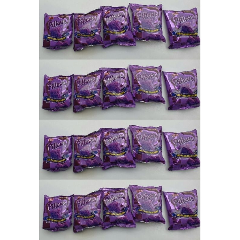 20 Pack Oishi Pillows Ube 38g Shopee Philippines