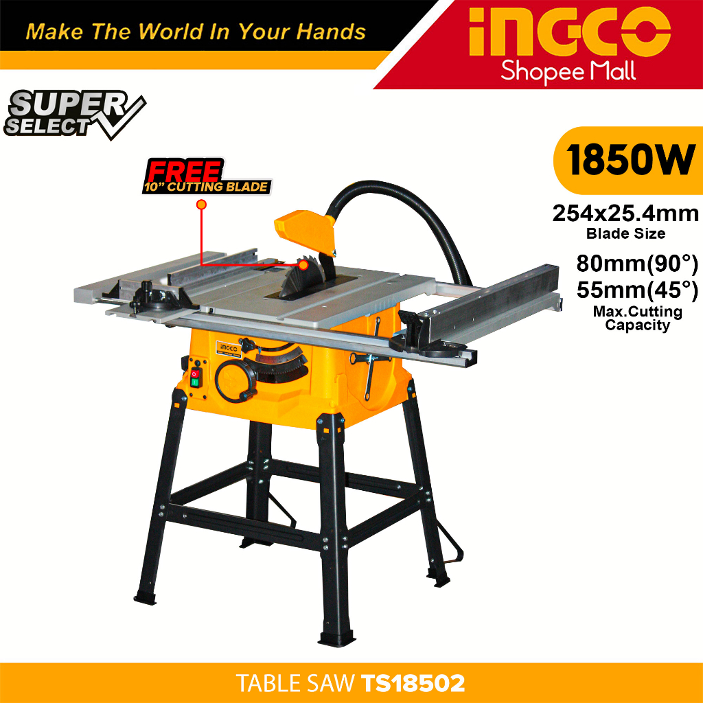 Ingco TS22002 Jobsite Table Saw 2200W –
