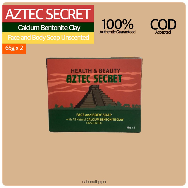 AZTEC SECRET Face and Body Soap 65g x 2 (Unscented) Shopee Philippines