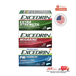  Excedrin Extra Strength Pain Relief Caplets For