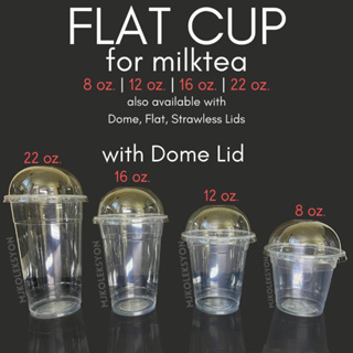 Shake Cups With Lids -- Frappe / Milktea Cups 100pcs/Set 12oz, 16oz, 22oz  APPROXIMATELY 100pcs/pack