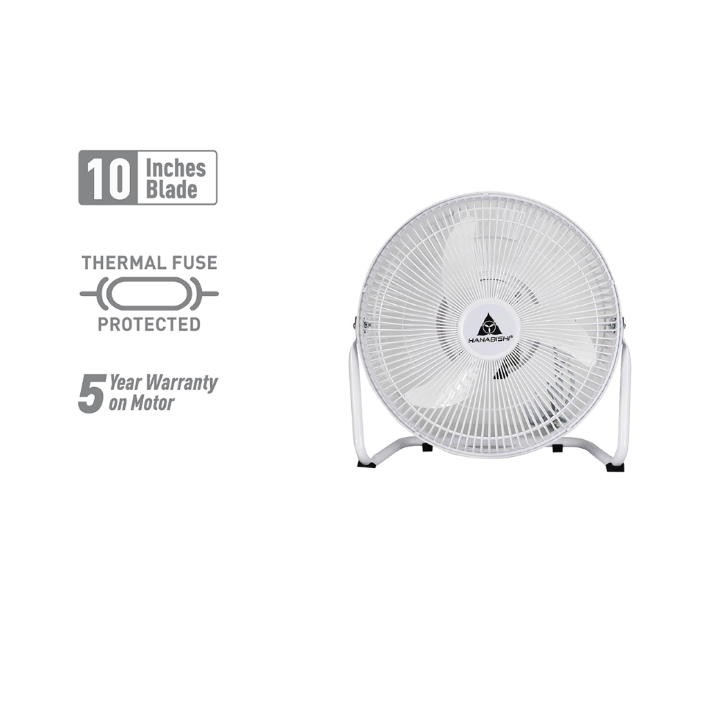 Breeze - Rechargeable Oscillating Floor Fan - White - View #5