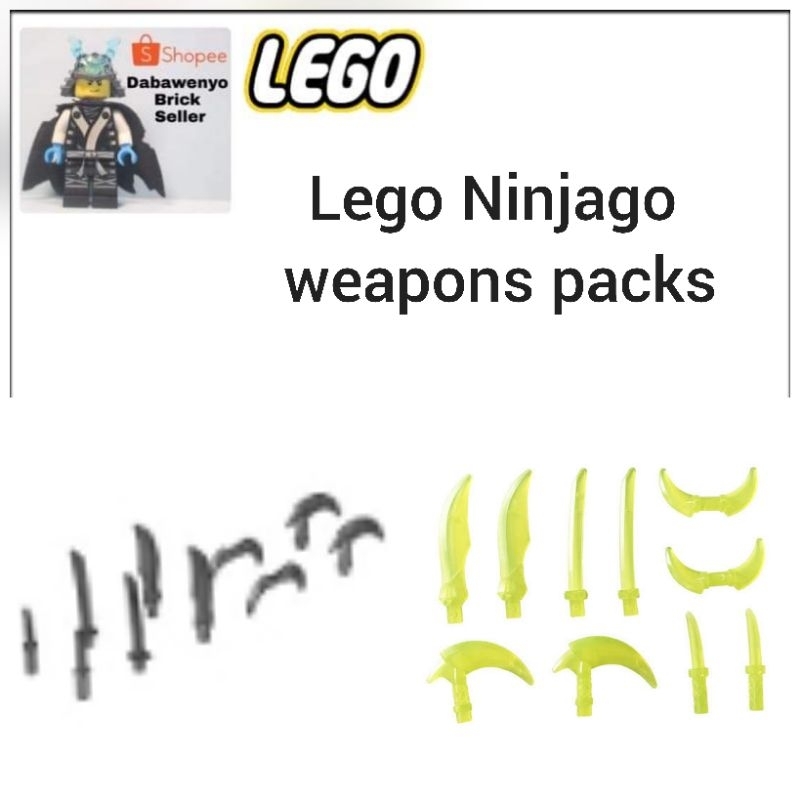 Authentic lego ninjago weapons pack | Shopee Philippines