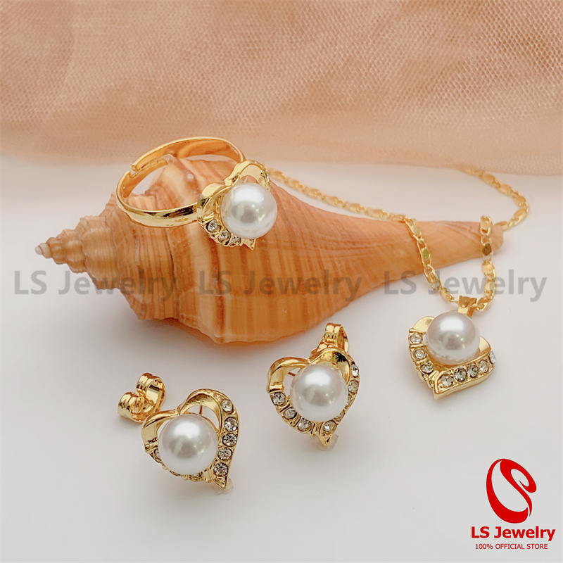 LS Jewelry 22K Saudi Gold Plated jewelry 213s | Shopee Philippines