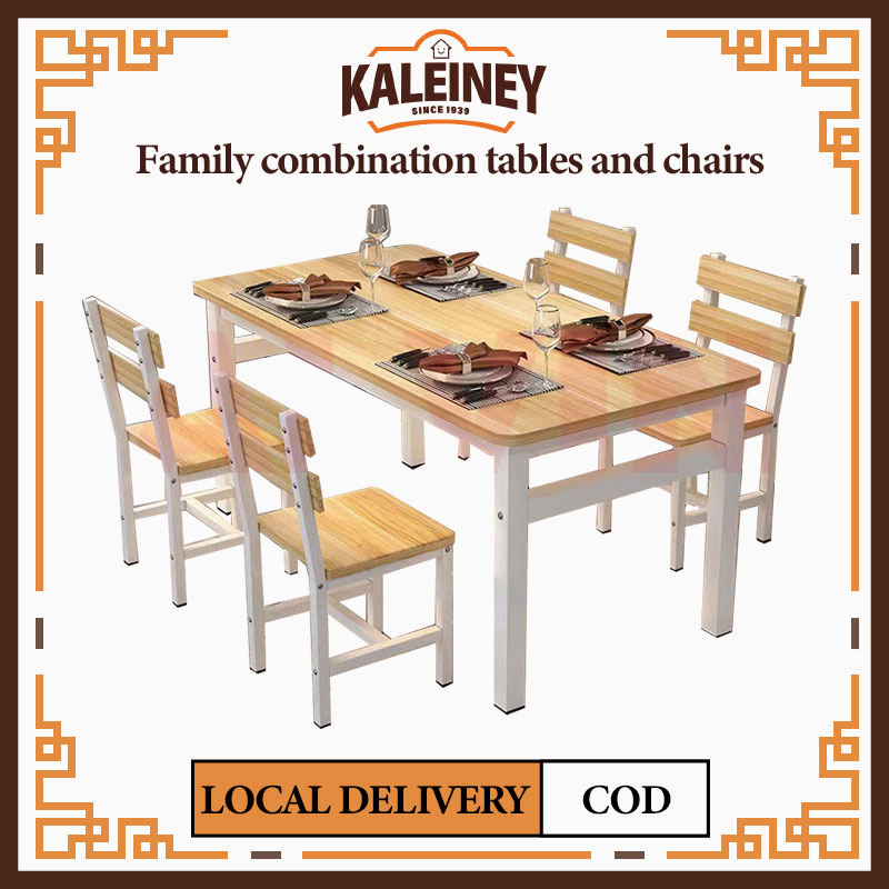 (COD)Simple restaurant dining table and chair combination dining table
