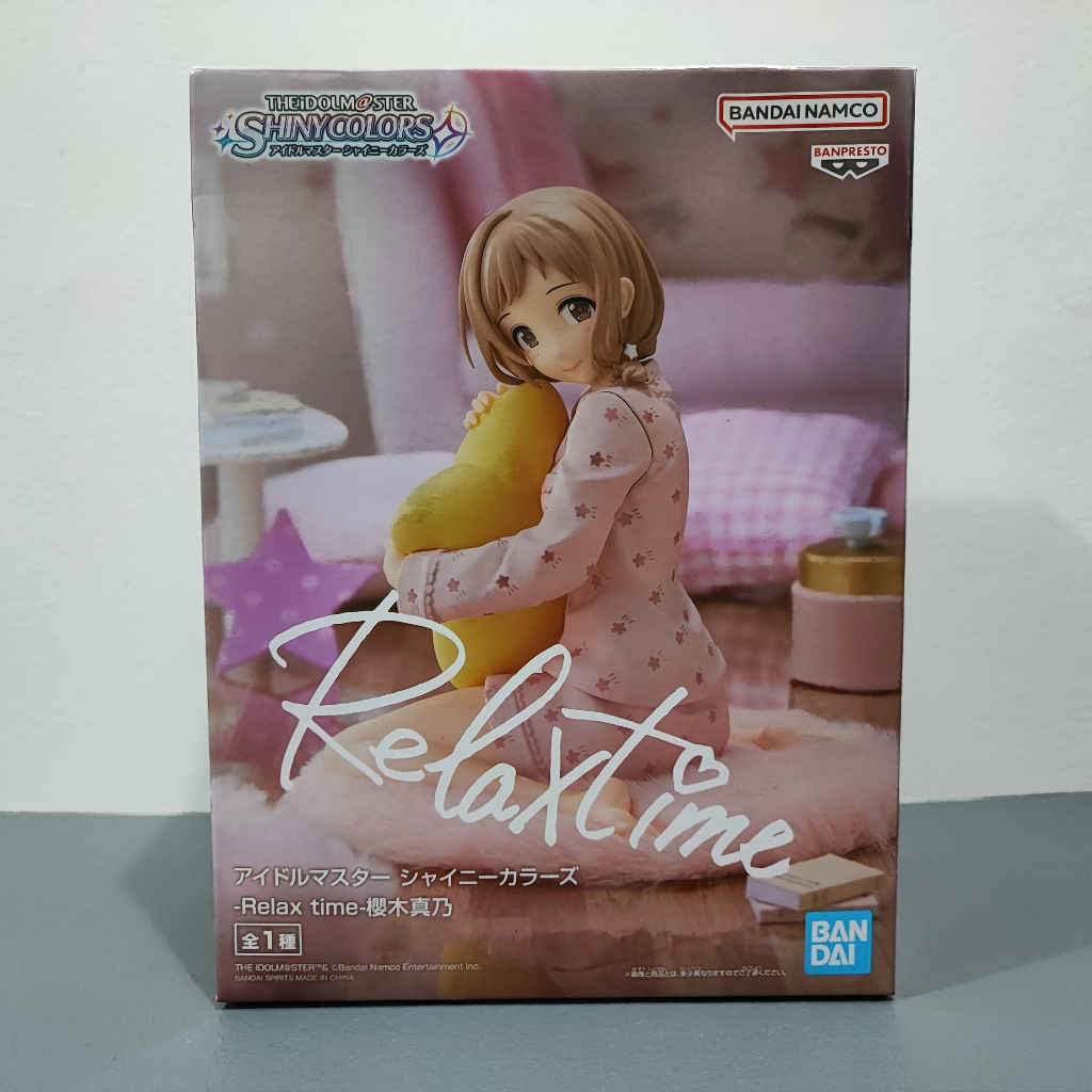 Figurine THE IDOLMASTER SHINY COLORS – Sakuragi Mano Relax Time – Banpresto, Neuve