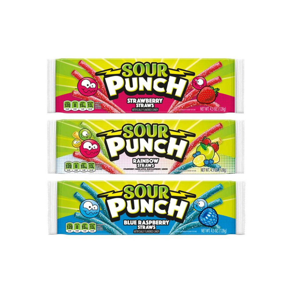 Sour Punch Gummy Licorice Straws 128g | Shopee Philippines