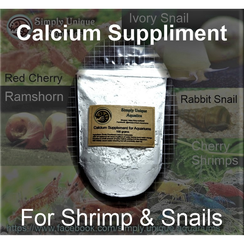 Calcium Supplement for Aquarium Fish, Shrimps & Snails Shopee Philippines