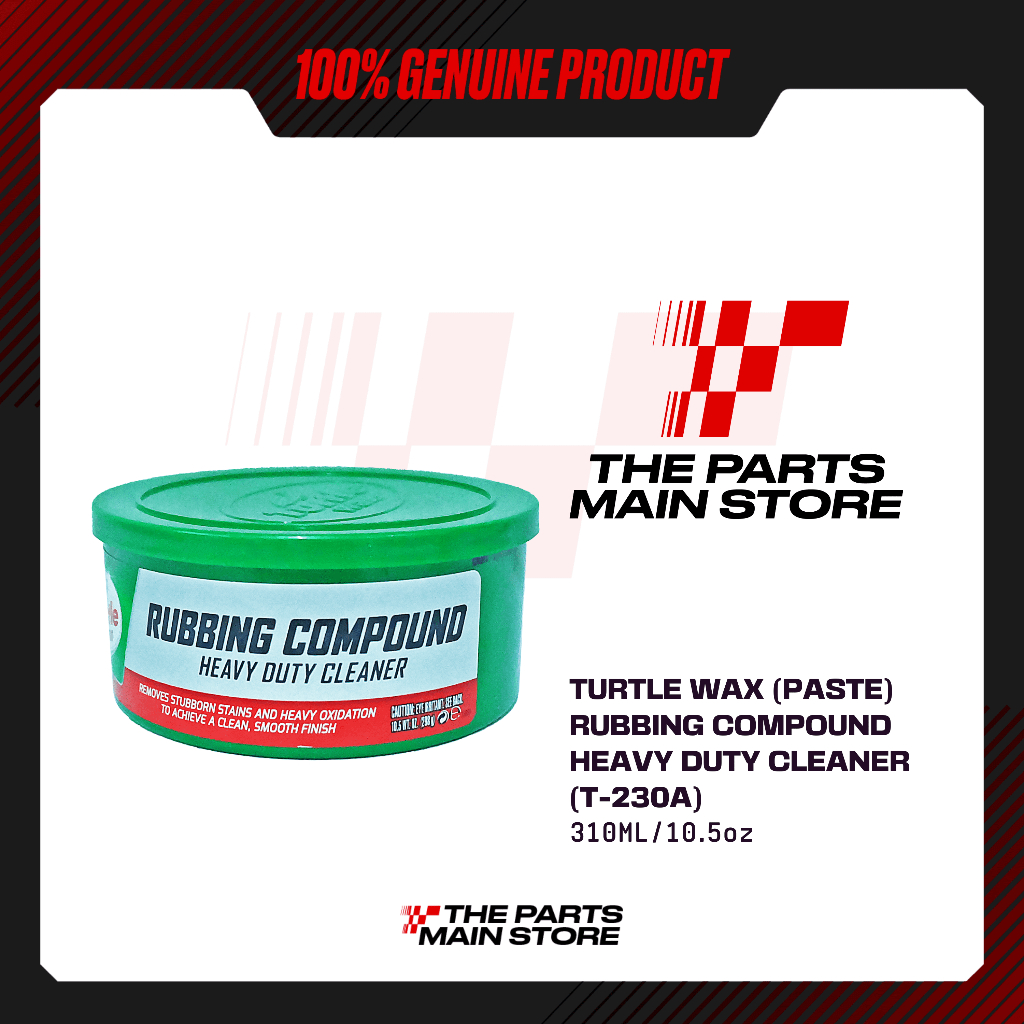 TURTLE WAX RUBBING POLISHING COMPOUND PASTE (T230A) (50191) 10.5OZ