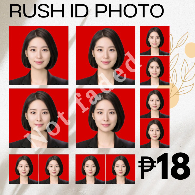 ID PHOTO PRINT 2x2 & 1x1 PASSPORT SIZE ALSO | Shopee Philippines