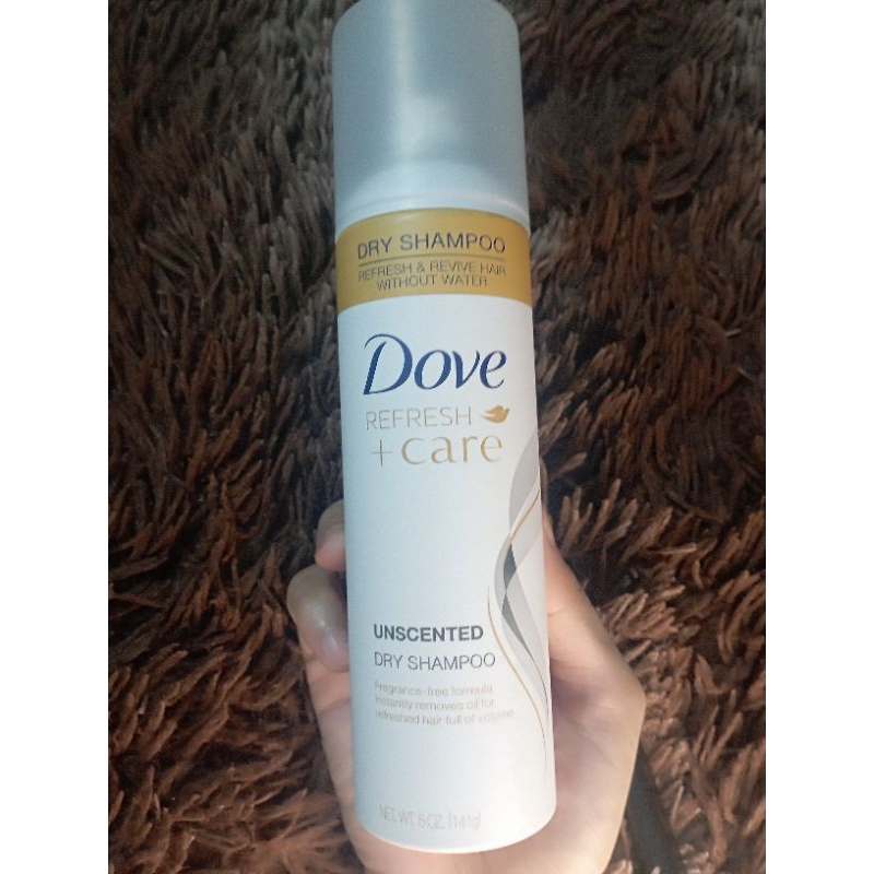 Dove Refresh + Care Unscented Dry Shampoo 141G Shopee Philippines