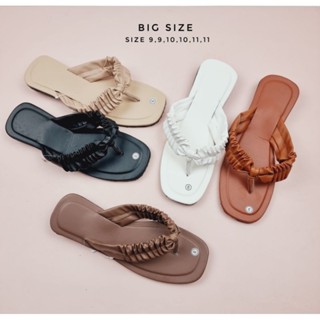 size 6 12 big size plus size synthetic leather flat sandals for women Shopee Philippines