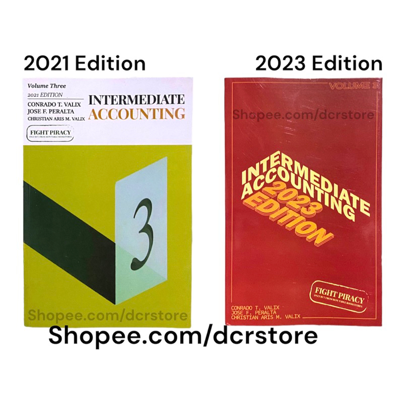 Intermediate Accounting Volume 3 by valix Shopee Philippines