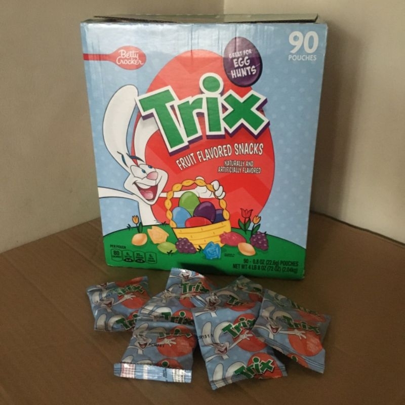 Limited ed Betty Crocker Trix gluten free fruit gummies gummy candy