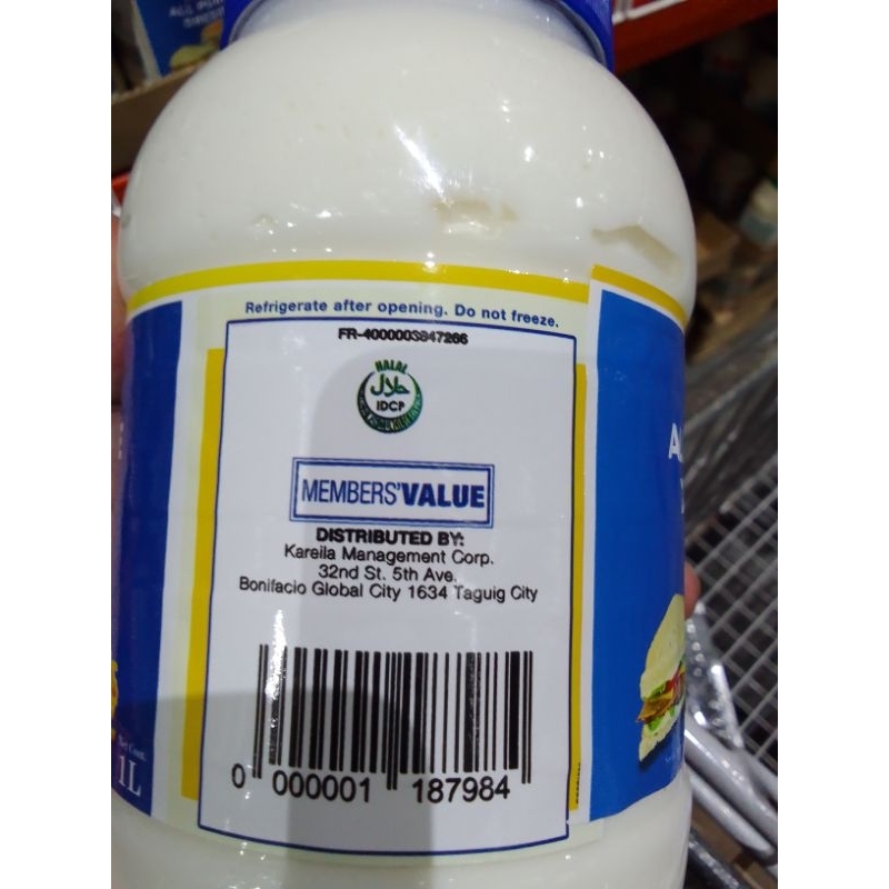 MEMBERS VALUE ALL PURPOSE DRESSING 1L | Shopee Philippines