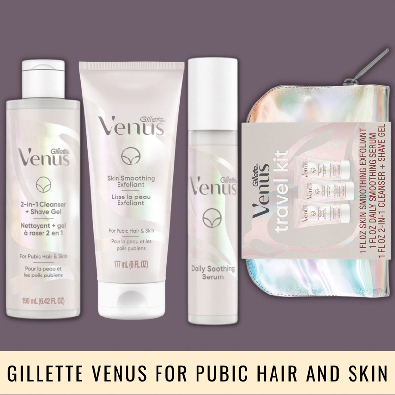 Gillette Venus Daily Soothing Serum / 2in1 Cleanser Shave Gel / Skin