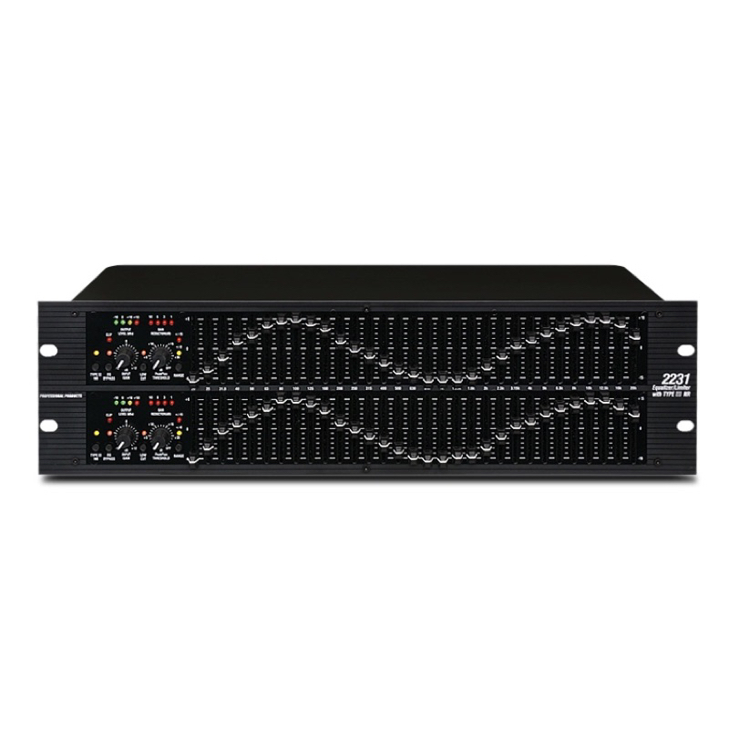 EQUALIZER 2231 20 SERIES Graphic Equalizer/Limiter with Type III Noise