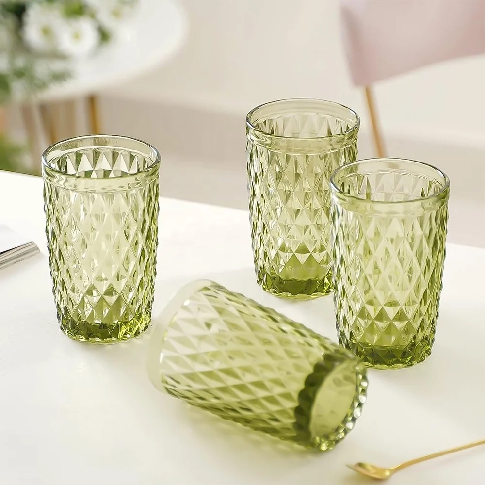 Vintage deals glass cups