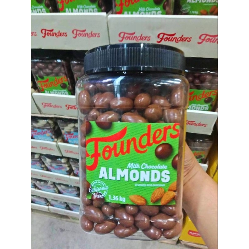 FOUNDERS MILK CHOCO. COVERED ALMONDS 1.36kg Shopee Philippines