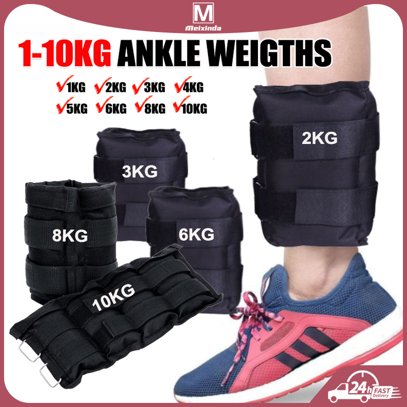 【110KG】 2PCS/Pair Ankle Weigths Basketball Running Strength Training Weights for Ankle Leg