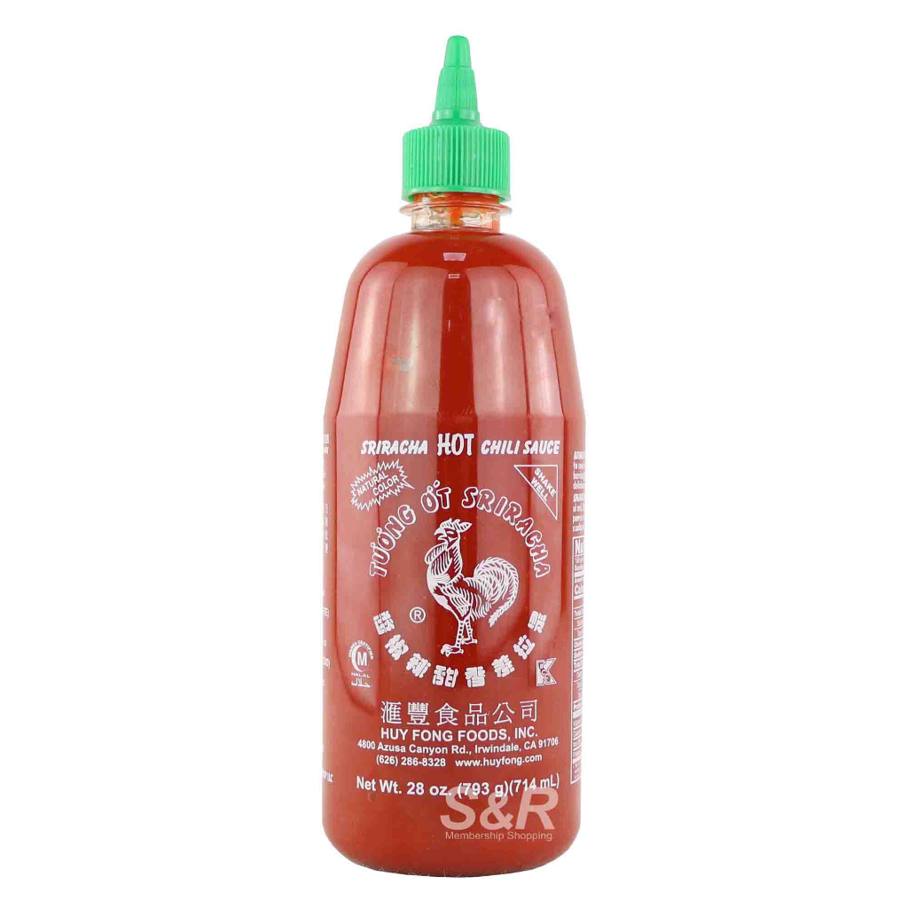 Huy Fong Tuong Ot Sriracha Hot Chili Sauce 714mL Shopee Philippines