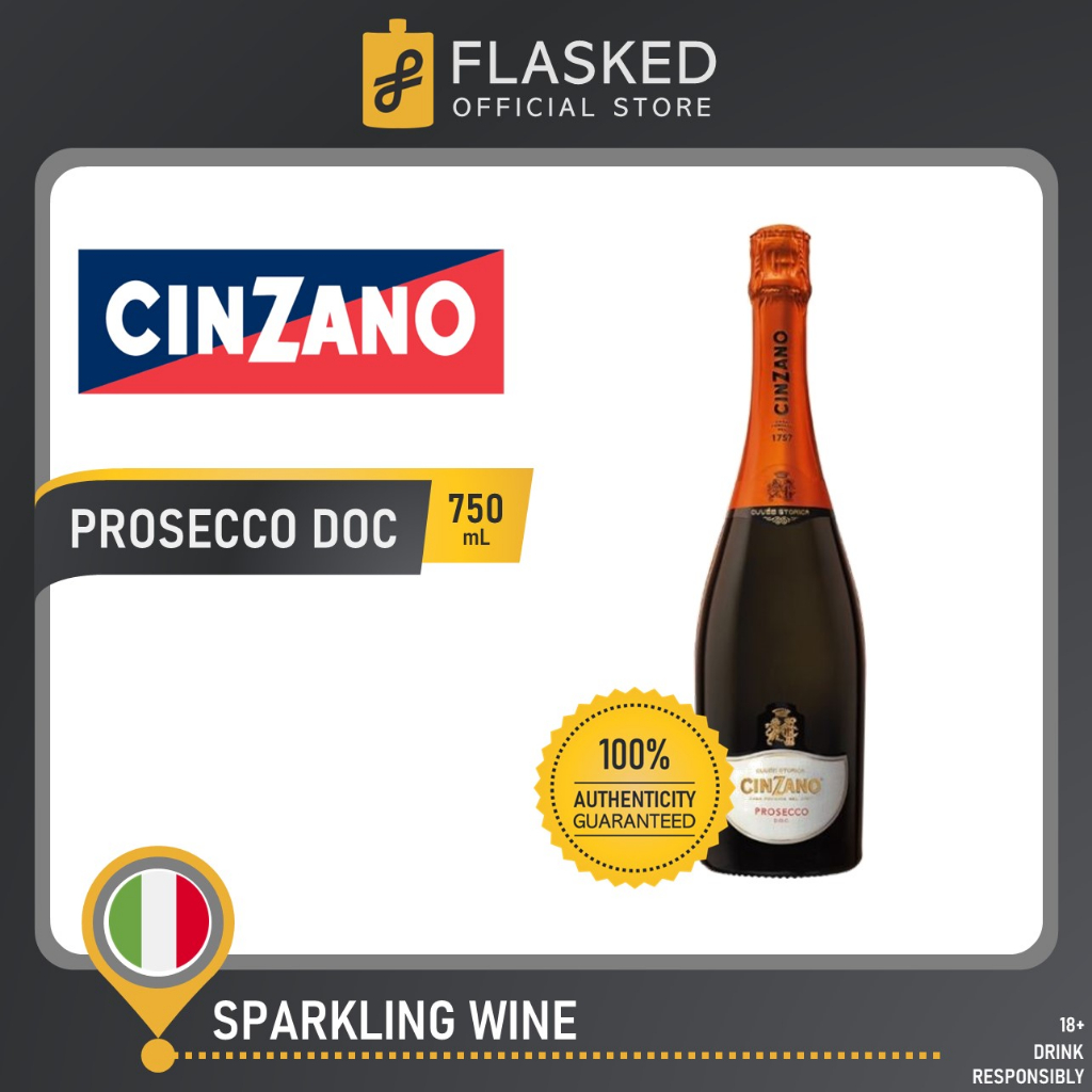 Cinzano Prosecco DOC Sparkling Wine 750mL Shopee Philippines