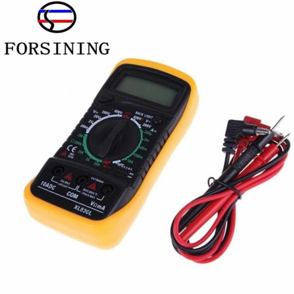 LCD Digital Multimeter Measure Up XL830L/DT-830D Voltmeter Ammeter ...