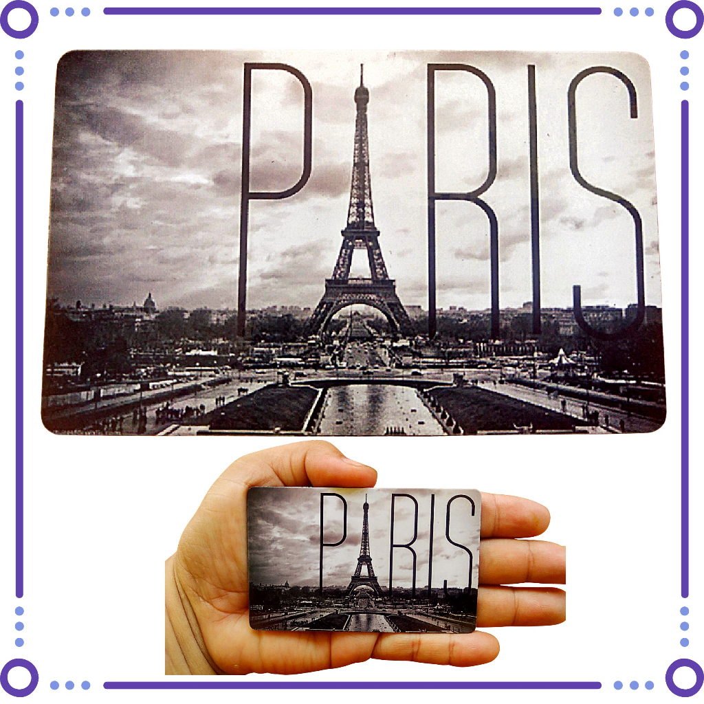 Paris Rubber Ref Magnet Fridge Magnet-sold per piece Retro style ...