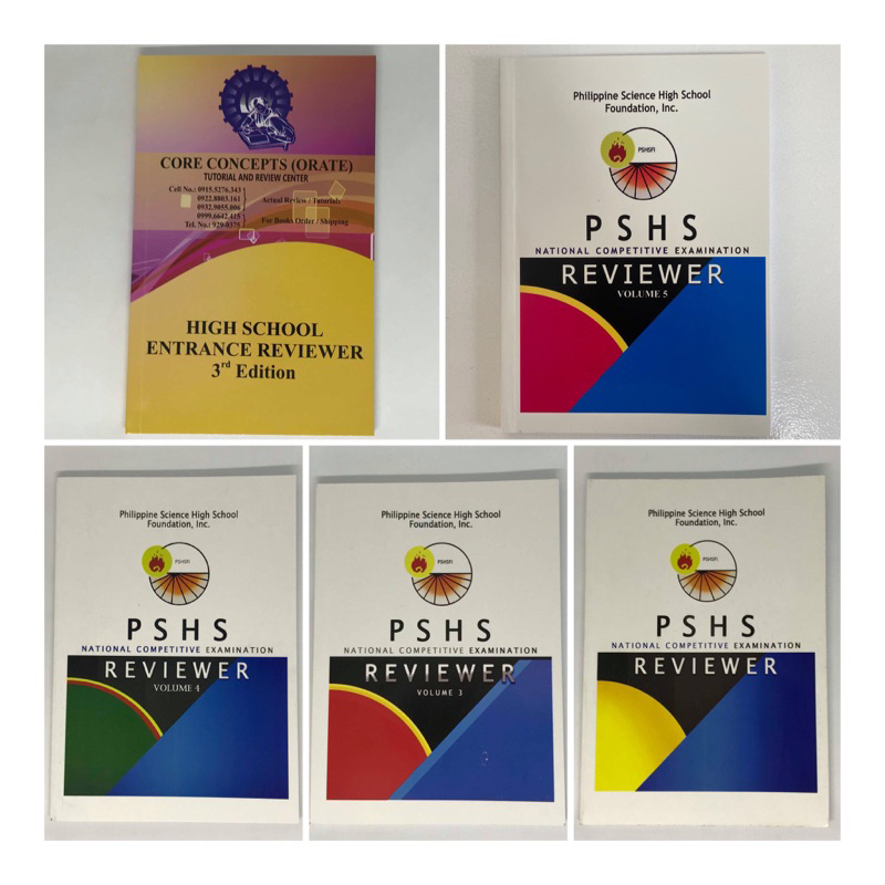 Philippine Science High School National Competitive Exam PSHS NCE Reviewers Shopee Philippines