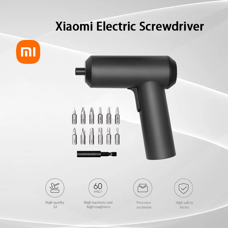 Xiaomi Electric Screwdriver Cordless Rechargeable Bits (12 Pcs