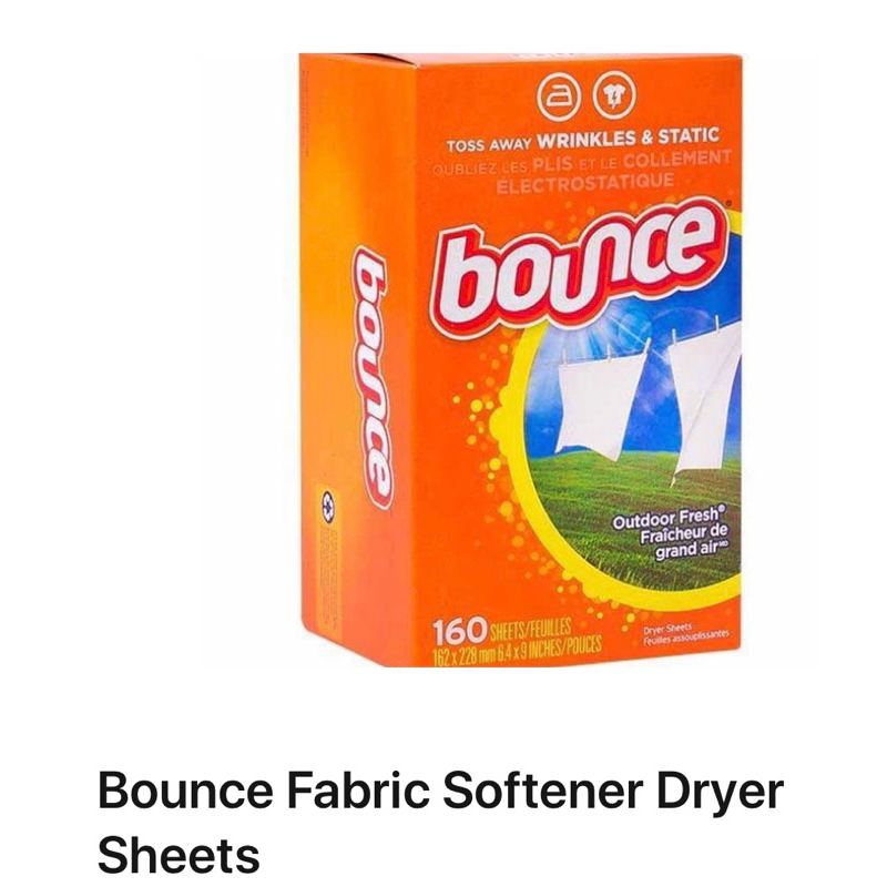 Bounce Fabric Softener Dryer Sheet 160/320 sheets (new arrival