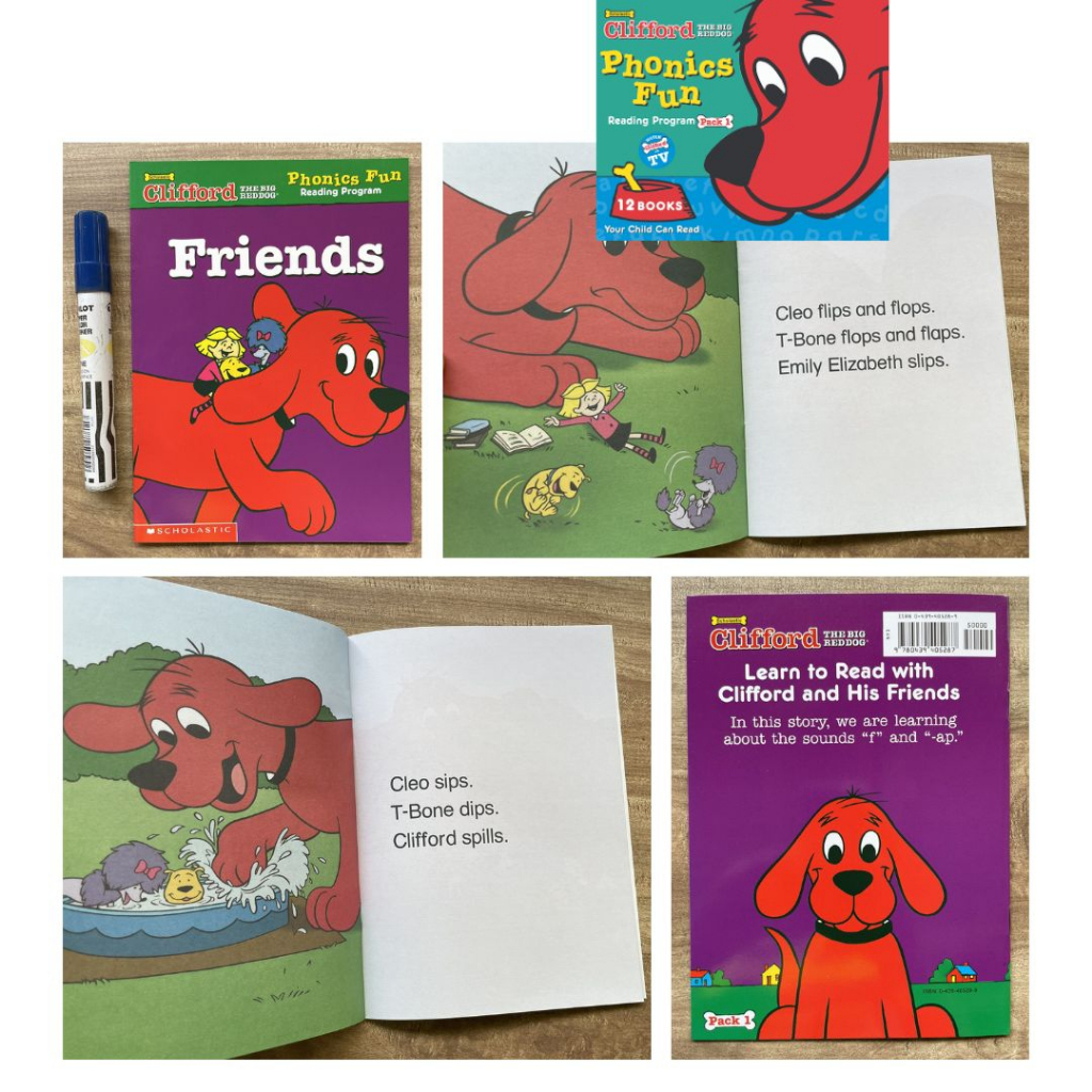 02-28 Clifford Phonics Fun Pack1-6 72冊 Phonics Fun: Reading