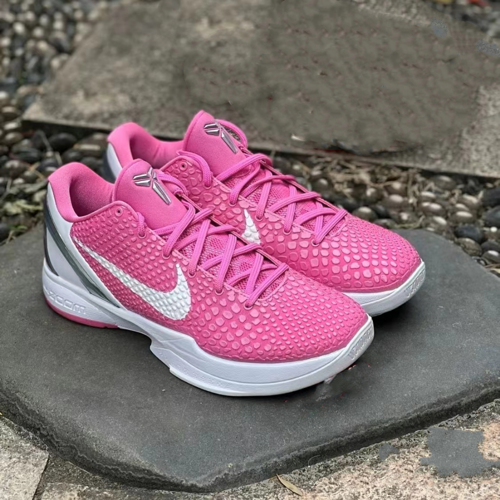 Pink kobe basketball clearance shoes