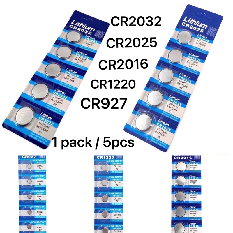 CR2032 CR2025 CR2016 CR927 CR1220 Primary Lithium Button Cell Battery